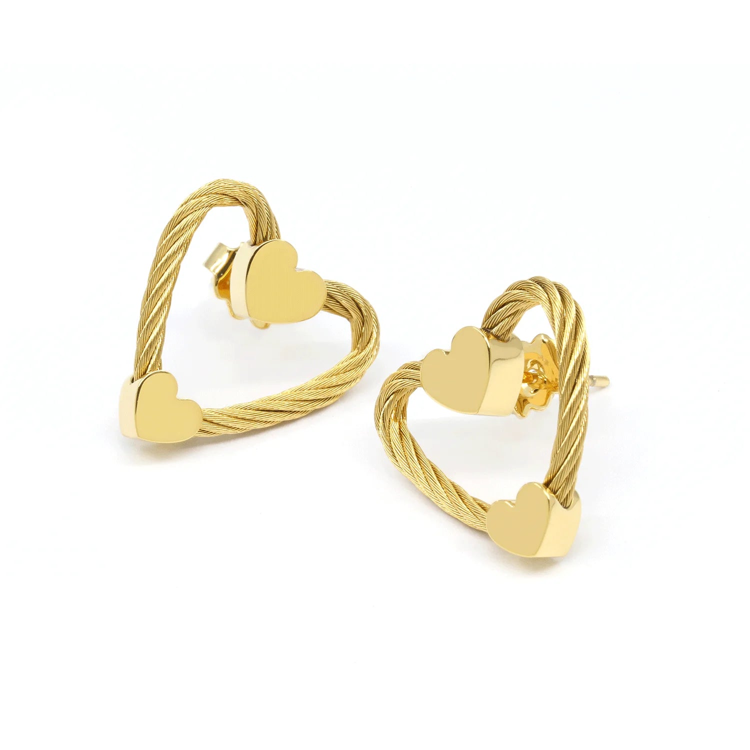 Charriol heart earrings 2025
