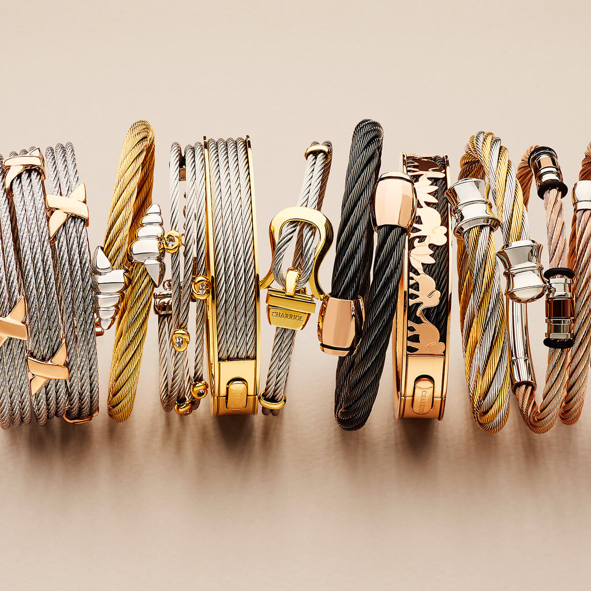 Cable Bangles Charriol Cable Bracelets Collection